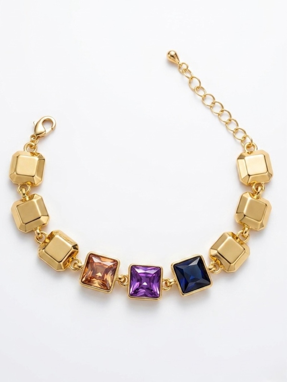 EXCLUSIVE LIMITED EDITION: French Collection Austrian Crystal Bracelet 14K Gold